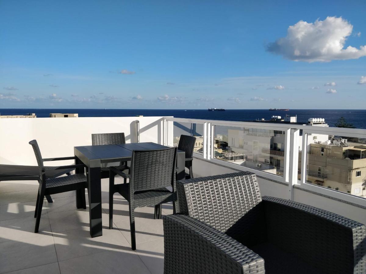 Sea View Penthouse With Large Terrace Irom1-1 Apartment Marsaskala Exterior photo