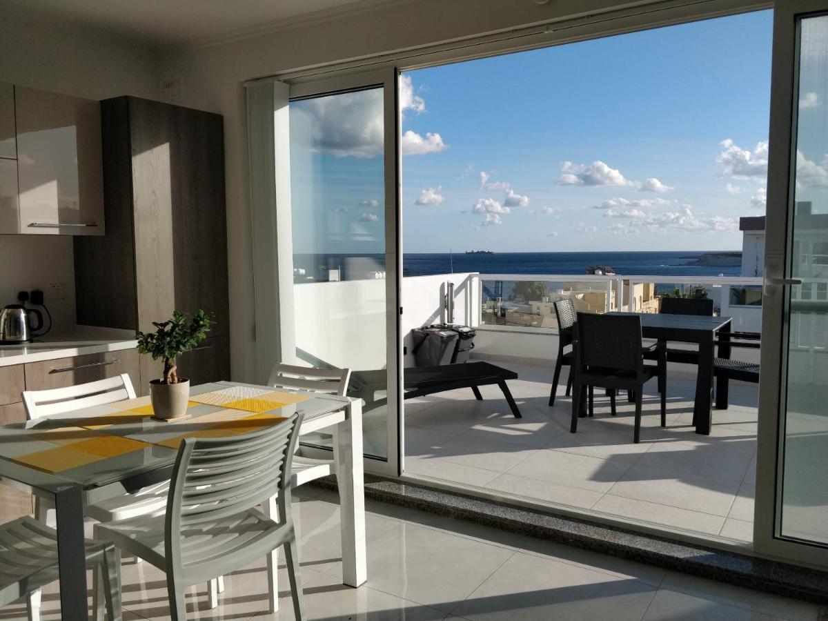 Sea View Penthouse With Large Terrace Irom1-1 Apartment Marsaskala Exterior photo
